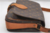 Authentic Louis Vuitton Monogram Cartouchiere MM M51253 Shoulder Cross Bag K4662