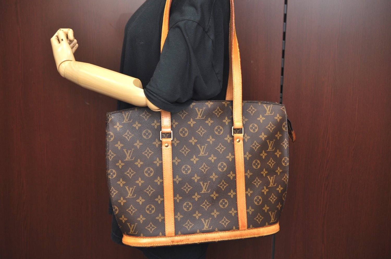 Authentic Louis Vuitton Monogram Babylone Shoulder Tote Bag M51102 LV K4663