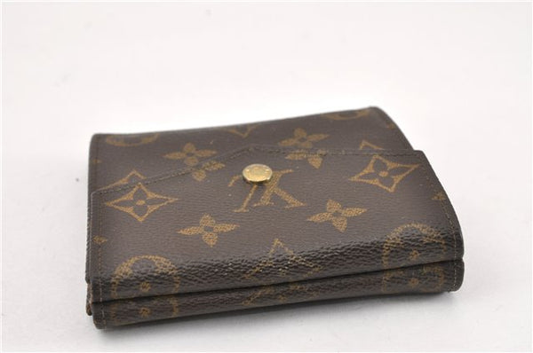 Authentic Louis Vuitton Monogram Porte Monnaie Billets Wallet M61660 LV K4664