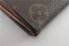 Authentic Louis Vuitton Monogram Porte Monnaie Billets Wallet M61660 LV K4664