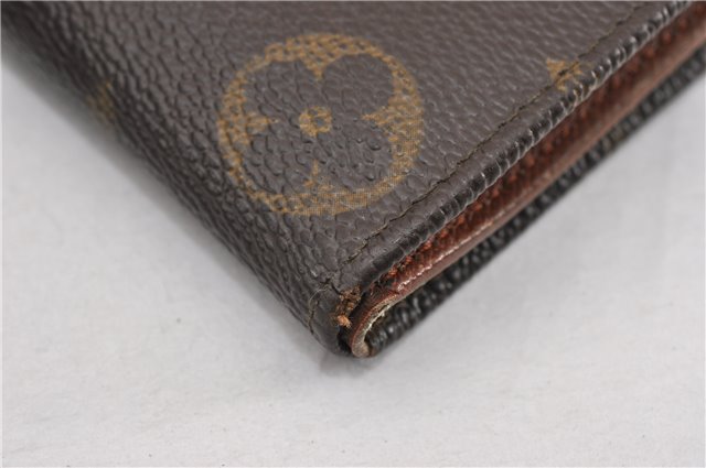 Authentic Louis Vuitton Monogram Porte Monnaie Billets Wallet M61660 LV K4664