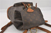 Authentic Louis Vuitton Monogram Montsouris MM Backpack M51136 LV K4665