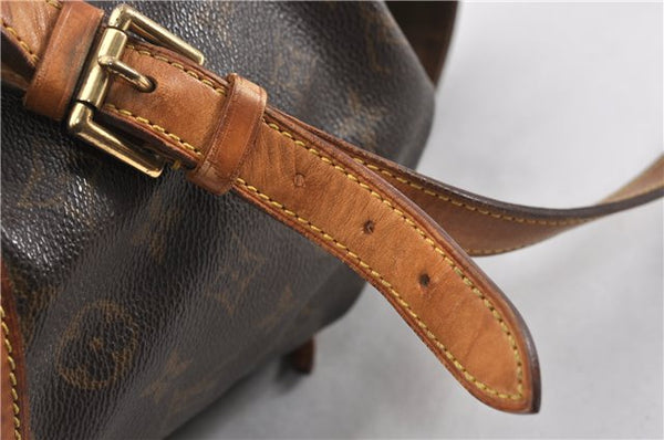 Authentic Louis Vuitton Monogram Montsouris MM Backpack M51136 LV K4665