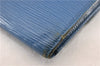 Auth Louis Vuitton Epi Porte Tresor International Wallet Blue M63385 LV K4669