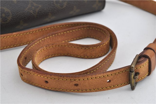 Auth Louis Vuitton Monogram Saint Cloud GM Shoulder Cross Bag Old Model LV K4671