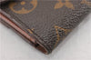 Authentic Louis Vuitton Monogram M61652 Porte Monnaie Billet Carte Credit K4673