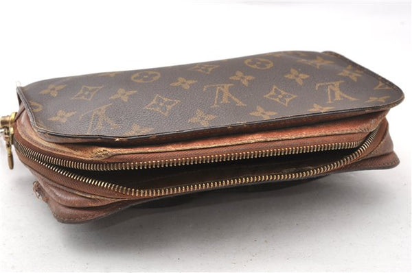 Authentic Louis Vuitton Monogram Orsay Clutch Hand Bag Purse M51790 Junk K4674
