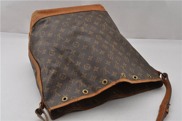 Authentic Louis Vuitton Monogram Noe Shoulder Drawstring Bag M42224 LV K4680