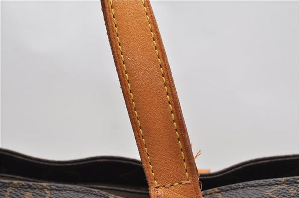 Authentic Louis Vuitton Monogram Cabas Mezzo Shoulder Tote Bag M51151 LV K4682