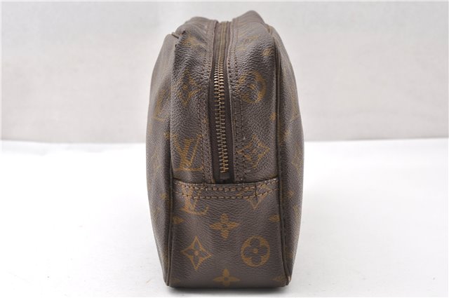 Auth Louis Vuitton Monogram Trousse Toilette 28 Clutch Hand Bag Old Model K4684