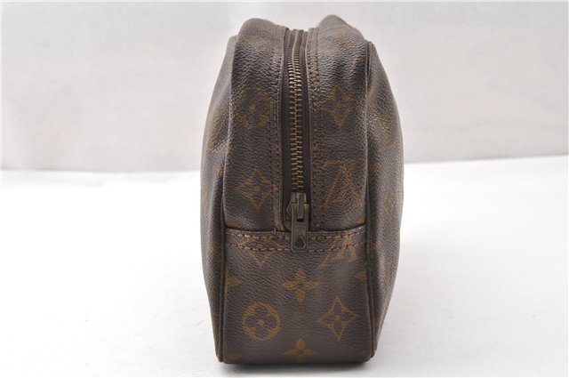 Auth Louis Vuitton Monogram Trousse Toilette 28 Clutch Hand Bag Old Model K4684