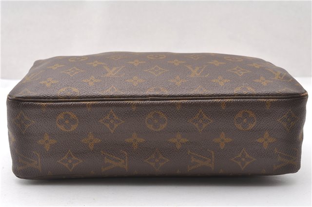 Auth Louis Vuitton Monogram Trousse Toilette 28 Clutch Hand Bag Old Model K4684