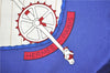 Authentic HERMES Carre 90 Scarf "LES BECANES" Silk Blue K4687