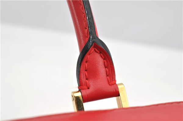 Authentic Louis Vuitton Epi Pont Neuf Hand Bag Purse Red M52057 LV K4693