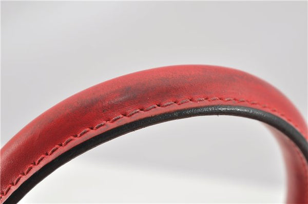 Authentic Louis Vuitton Epi Pont Neuf Hand Bag Purse Red M52057 LV K4693