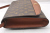 Authentic Louis Vuitton Monogram Bordeaux M51797 2Way Shoulder Clutch Bag K4694