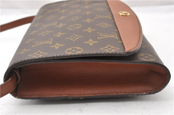 Authentic Louis Vuitton Monogram Bordeaux M51797 2Way Shoulder Clutch Bag K4694
