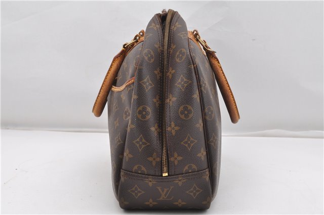 Authentic Louis Vuitton Monogram Deauville Hand Bag M47270 LV Junk K4697