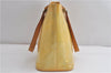 Authentic Louis Vuitton Vernis Houston Shoulder Hand Bag Yellow M91053 LV K4699