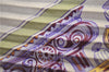 Authentic HERMES Pleats Scarf "RENCONTRE OCEANE" Silk White K4709