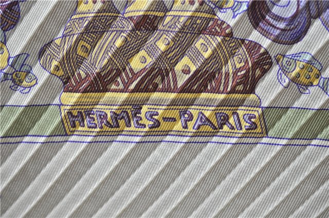 Authentic HERMES Pleats Scarf 