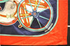 Authentic HERMES Carre 90 Scarf "WASHINGTON'S CARRIAGE" Silk Red K4714