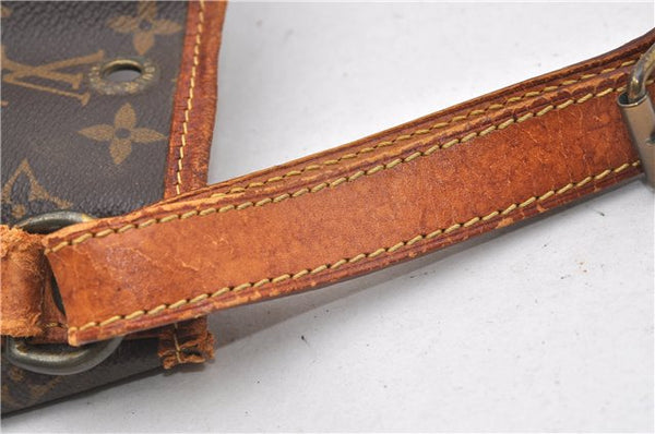 Authentic Louis Vuitton Monogram Petit Noe M42226 Shoulder Drawstring Bag K4718