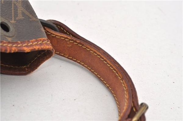 Authentic Louis Vuitton Monogram Petit Noe M42226 Shoulder Drawstring Bag K4718