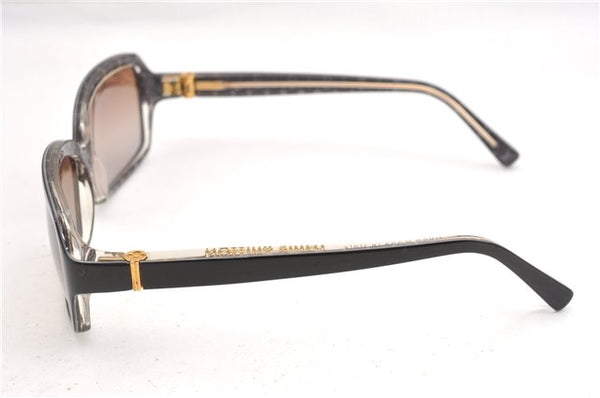 Authentic Louis Vuitton Monogram Sunglasses Plastic Dark Brown Z0110E LV K4720