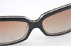 Authentic Louis Vuitton Monogram Sunglasses Plastic Dark Brown Z0110E LV K4720