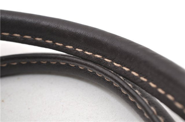 Authentic GUCCI GG Crystal Hand Boston Bag PVC Leather 223962 Brown K4722