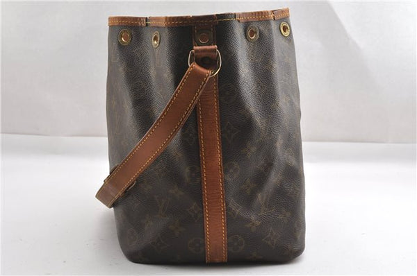 Authentic Louis Vuitton Monogram Petit Noe M42226 Shoulder Drawstring Bag K4731