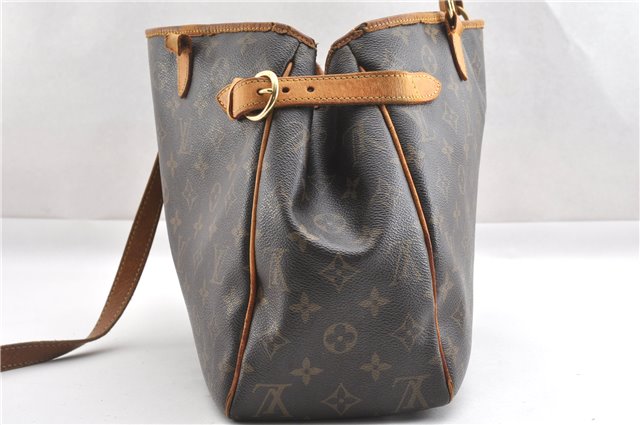 Auth Louis Vuitton Monogram Batignolles Horizontal Tote Bag M51154 LV Junk K4739