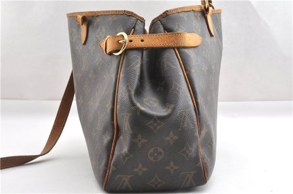Auth Louis Vuitton Monogram Batignolles Horizontal Tote Bag M51154 LV Junk K4739