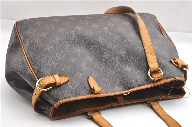Auth Louis Vuitton Monogram Batignolles Horizontal Tote Bag M51154 LV Junk K4739