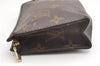 Authentic Louis Vuitton Monogram Poche Toilette 15 M47546 Cosmetics Pouch K4740
