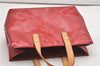 Authentic Louis Vuitton Vernis Reade PM Hand Bag Red M91088 LV K4741