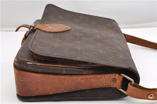 Authentic Louis Vuitton Monogram Cartouchiere GM M51252 Shoulder Cross Bag K4743