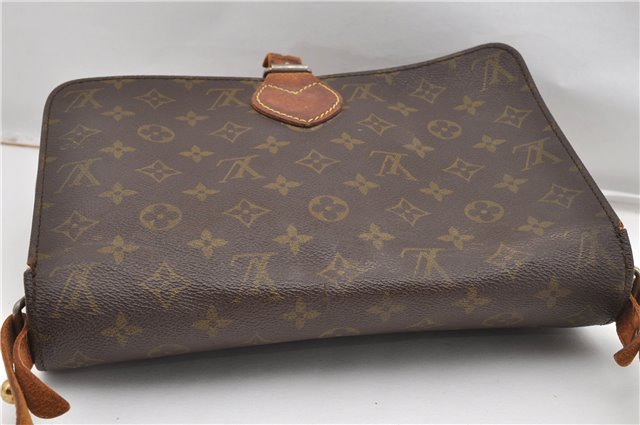 Authentic Louis Vuitton Monogram Cartouchiere GM M51252 Shoulder Cross Bag K4743