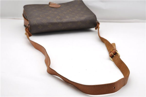 Authentic Louis Vuitton Monogram Cartouchiere GM M51252 Shoulder Cross Bag K4743