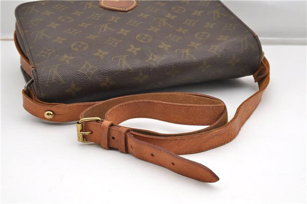 Authentic Louis Vuitton Monogram Cartouchiere GM M51252 Shoulder Cross Bag K4743