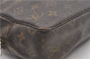 Auth Louis Vuitton Monogram Trousse Toilette 28 Clutch Hand Bag M47522 LV K4744