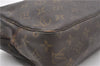Auth Louis Vuitton Monogram Trousse Toilette 28 Clutch Hand Bag M47522 LV K4744