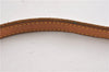 Authentic Louis Vuitton Leather Shoulder Strap For Bucket PM 27.6" Beige K4753