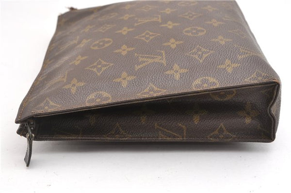 Auth Louis Vuitton Monogram Poche Toilette 26 Cosmetics Pouch Old Model LV K4755