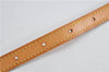 Authentic Louis Vuitton Leather Shoulder Strap For Bucket PM 27.6" Beige K4762