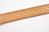 Authentic Louis Vuitton Leather Shoulder Strap For Bucket GM 31.9" Beige K4764