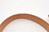 Authentic Louis Vuitton Leather Shoulder Strap For Bucket PM 27.6" Beige K4765