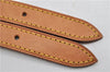 Authentic Louis Vuitton Leather Shoulder Strap For Bucket GM 31.9" Beige K4768