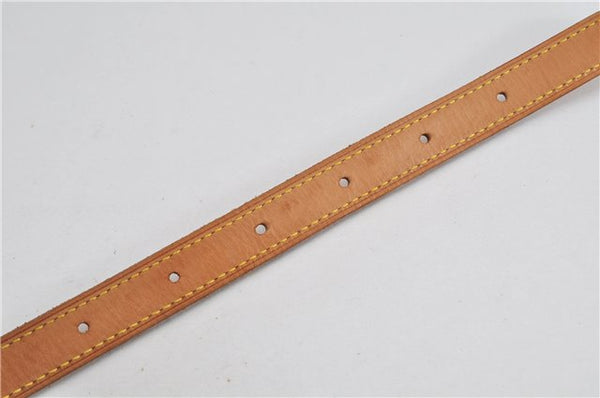 Authentic Louis Vuitton Leather Shoulder Strap For Bucket GM 31.9" Beige K4768